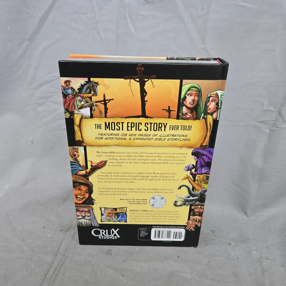 THE ACTION BIBLE: GOD'S REDEMPTIVE STORY - HARDCOVER SERGIO CARIELLO