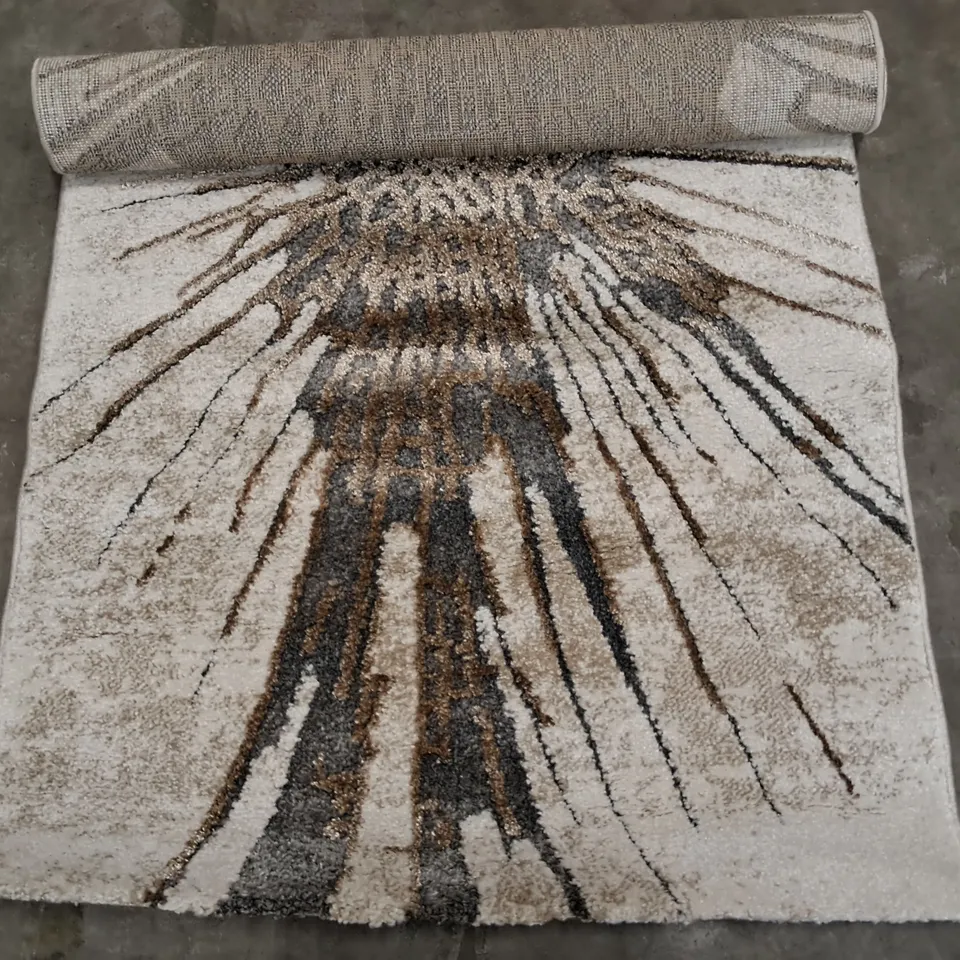 BRAND NEW MERINOS MARVEL BEIGE RUG - 120X170CM