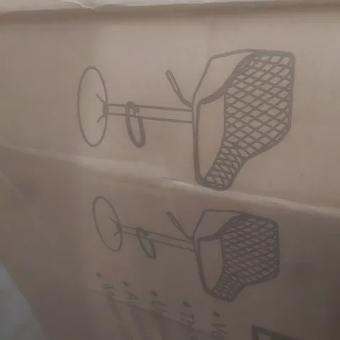 BOXED BARSTOOL - BROWN