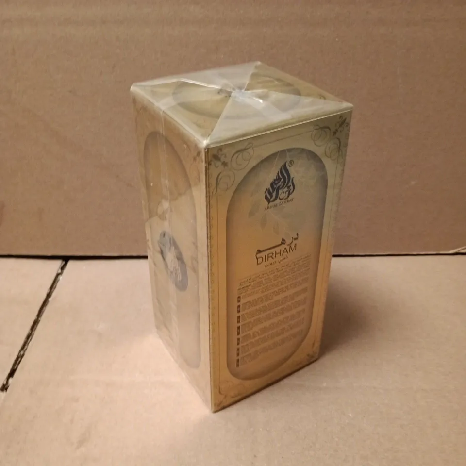 BOXED AND SEALED DIRHAM GOLD 100ML EAU DE TOILETTE