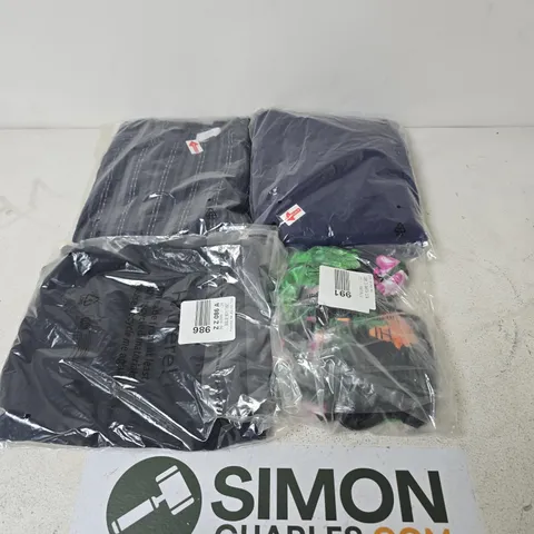 APPROXIMATELY 24 ASSORTED CLOTHING ITEMS IN VARIOUS SIZES, STYLES & SIZES TO INCLUDE BLUE SWIMSUIT , BLACK BLOUSE , OLIVE SWIMSUIT , ETC - COLLECTION ONLY 