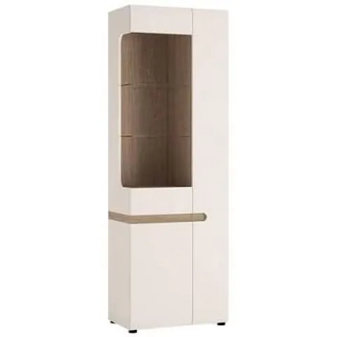 BOXED GLASS DISPLAY CABINET (2 BOXES)