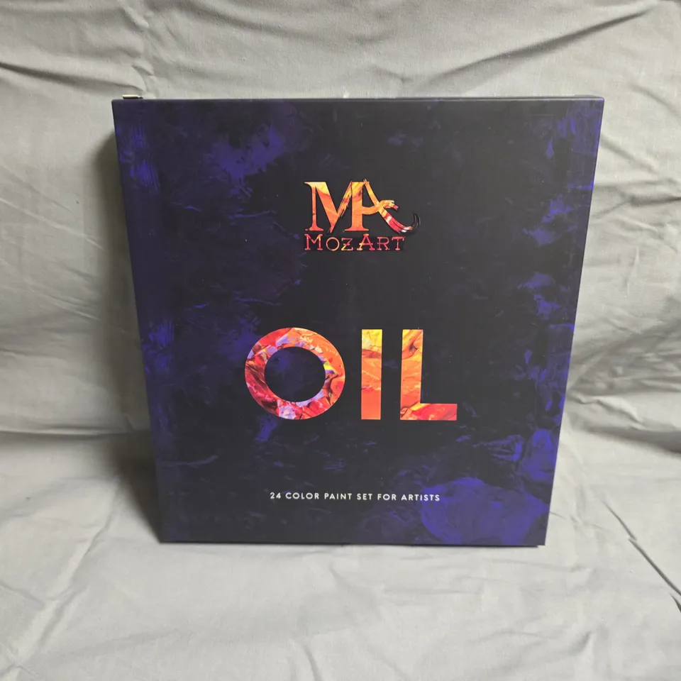 APPROXIMATELY 6 MOZART OIL PAINT SET – 24 COLOUR TUBES (12ML) – BOXED