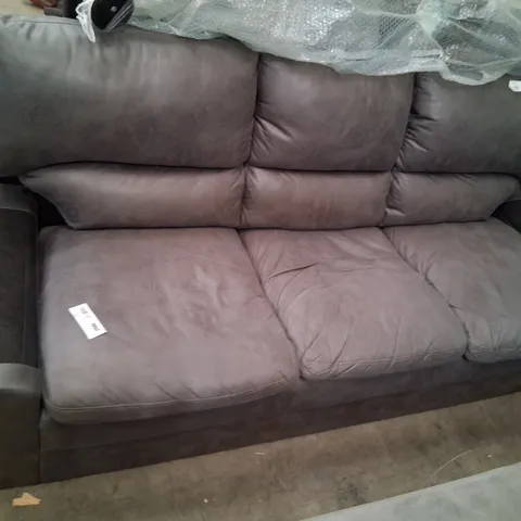 SIX ASSORTED UPHOLSTERY PRODUCTS TO INCLUDE; GREY FABRIC SOFA SECTION, HAMPTON OATMEAL FABRIC CORNER SOFA BOXES 2 OF 3 AND 3 OF 3, GREY FABRIC TWO SEATER
