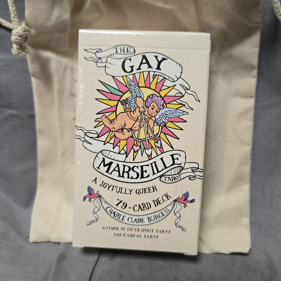 GAY MARSEILLE TAROT – 79-CARD DECK BY CHARLIE CLARE BURGESS (JOYFULLY QUEER TAROT)