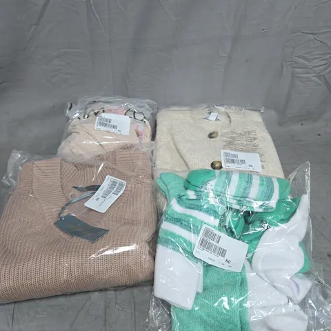 BOX OF APPROXIMATELY 15 ASSORTED CLOTHING ITEMS TO INCLUDE RUTH LANGSFORD, KIM AND CO, D AND CO ETC