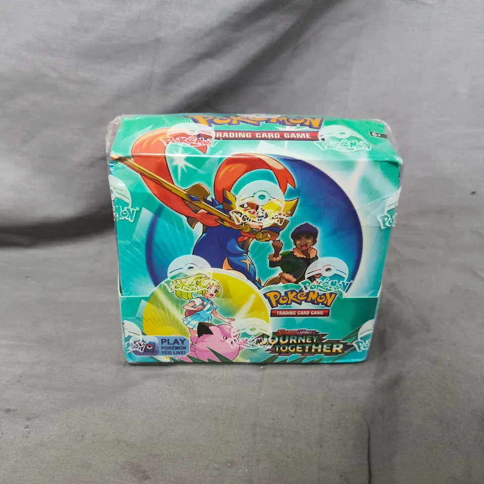 BOXED AND SEALED POKEMON SCARLET & VIOLET JOURNEY TOGETHER BOOSTER DISPLAY BOX