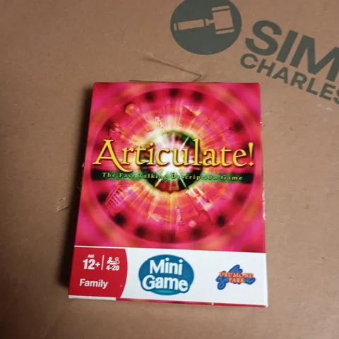 BOX OF APPROXIMATELY 15 ASSORTED TOYS INCLUDING ARTICULATE , REACTION CHALLENGE AND HAND SPEED CHALLENGE 