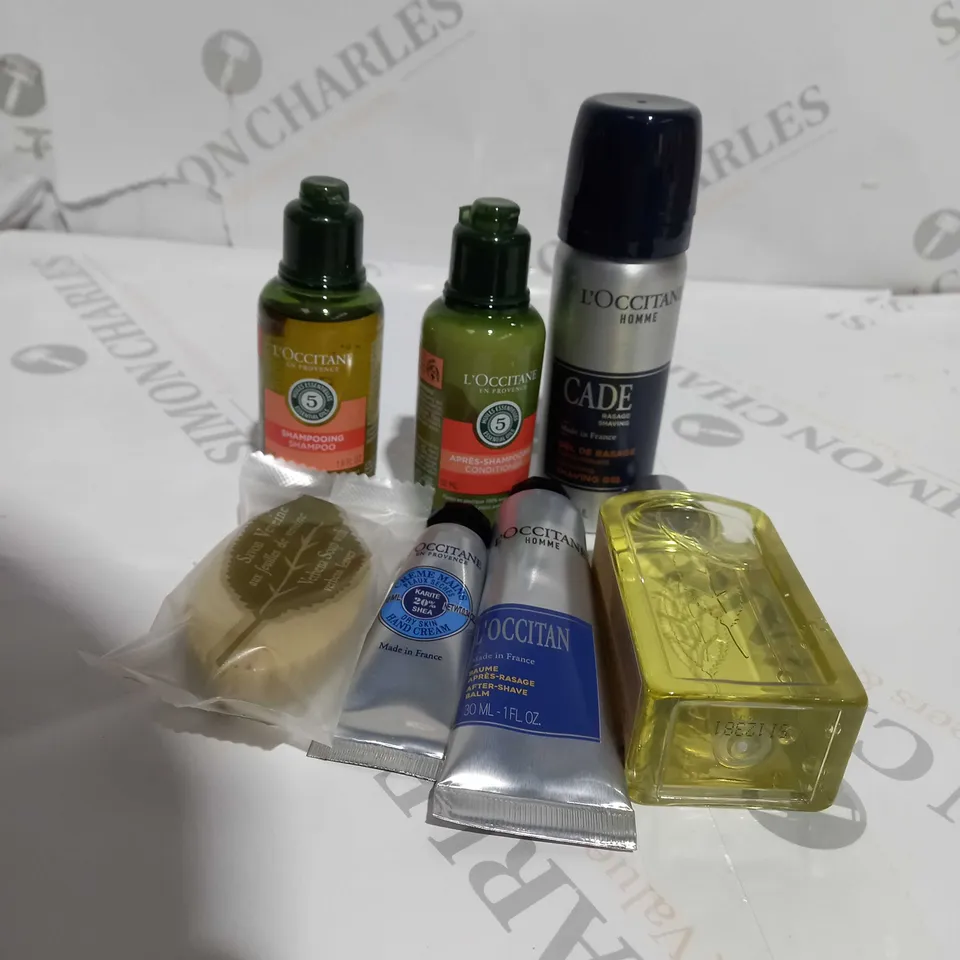 L'OCCITANE 7 PIECE MEN'S GROOMING ESSENTIALS & TIN BOX