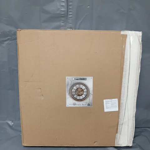 BOXED COGS CLOCK