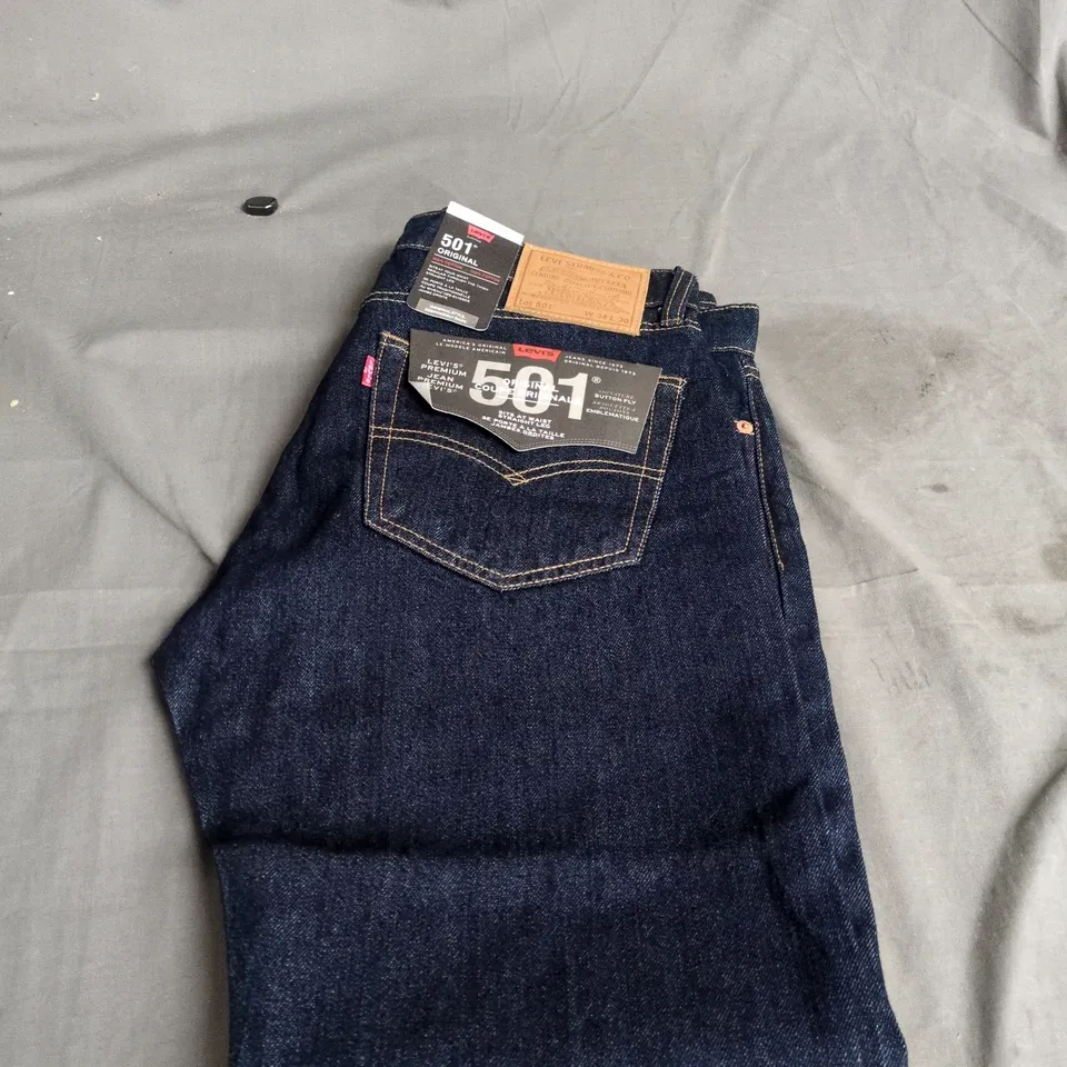 LEVI'S 501 ORIGINAL JEANS – WAIST 34IN, INSEAM 30IN