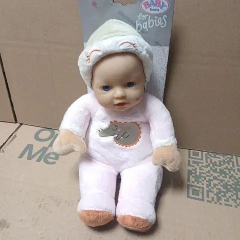 BABY BORN 30 CM SOFT BABY DOLL – PINK OUTFIT