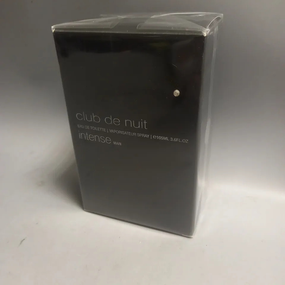 BOXED AND SEALED CLUB DE NUIT EAU DE TOILETTE INTENSE MAN 105ML