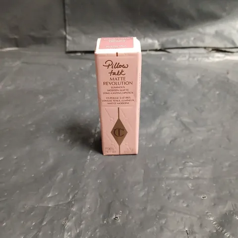 CHARLOTTE TILBURY PILLOW TALK MATTE REVOLUTION LIPSTICK – BOXED