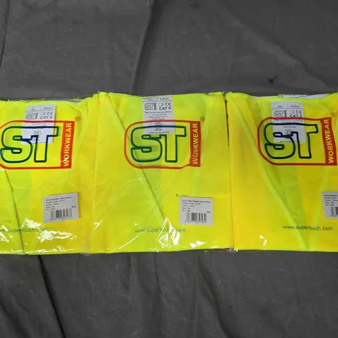APPROXIMATELY 50 SUPERTOUCH HI-VIS BUILDERS VESTS IN VARIOUS SIZES