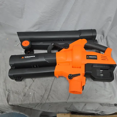 YARD FORCE CORDLESS BLOWER/VACUUM – BOXED