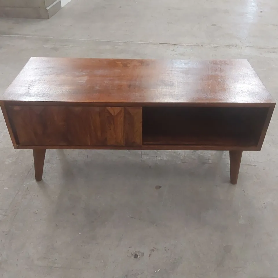 CITLALI SOLID WOOD COFFEE TABLE WITH STORAGE