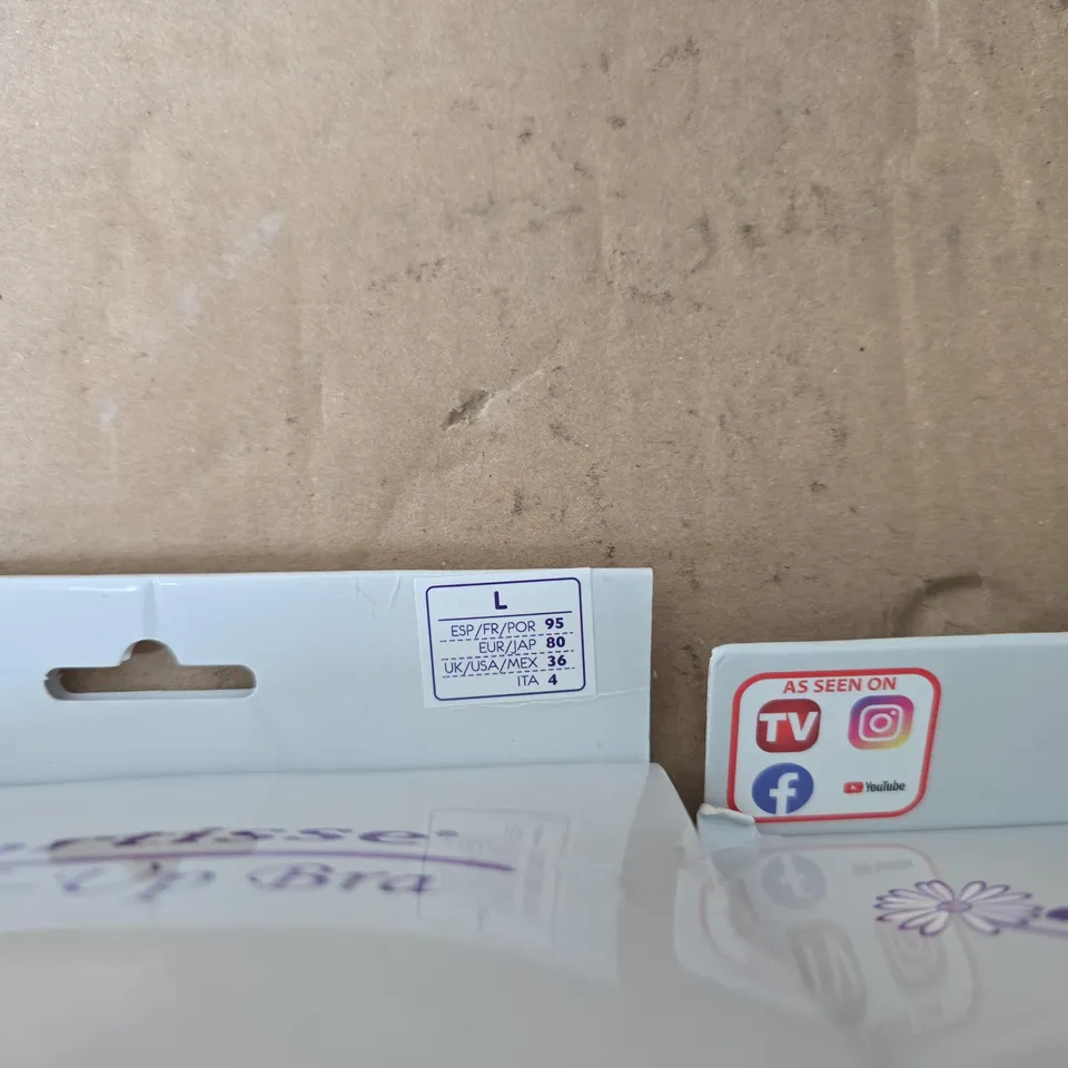 2 BOXES COMFORTISSE PUSH-UP BRA – PACK OF 3, SIZE L (UK 36 / EU 80)