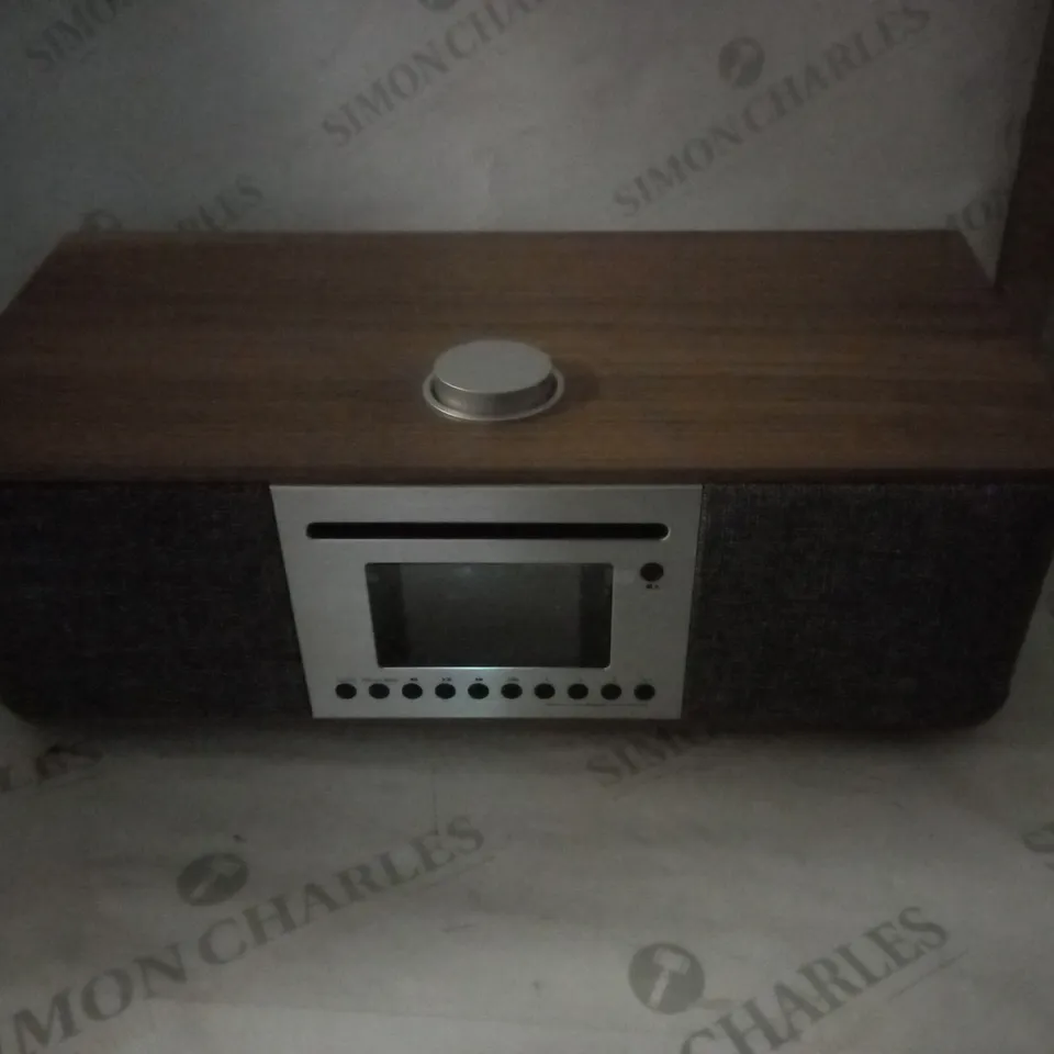 JOHN LEWIS TENOR HI-FI MUSIC SYSTEM WITH DAB/DAB+/FM/INTERNET RADIO WITH CD & WIRELESS CONNECTIVITY, WALNUT