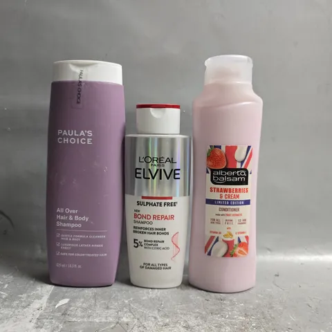 APPROXIMATELY 15 ASSORTED HEAL & BEAUTY/COSMETIC ITEMS TO INCLUDE SHAMPOO, CONDITIONER, ETC