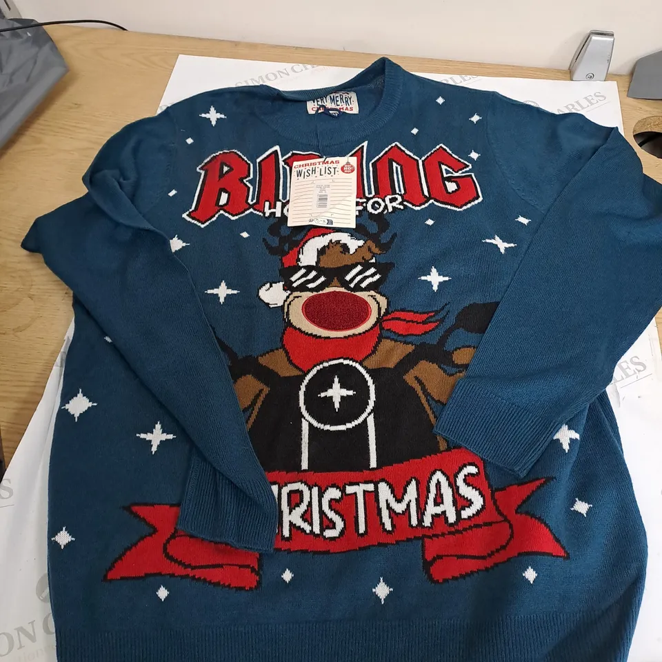 BIDIOG CHRISTMAS JUMPER SIZE XL 
