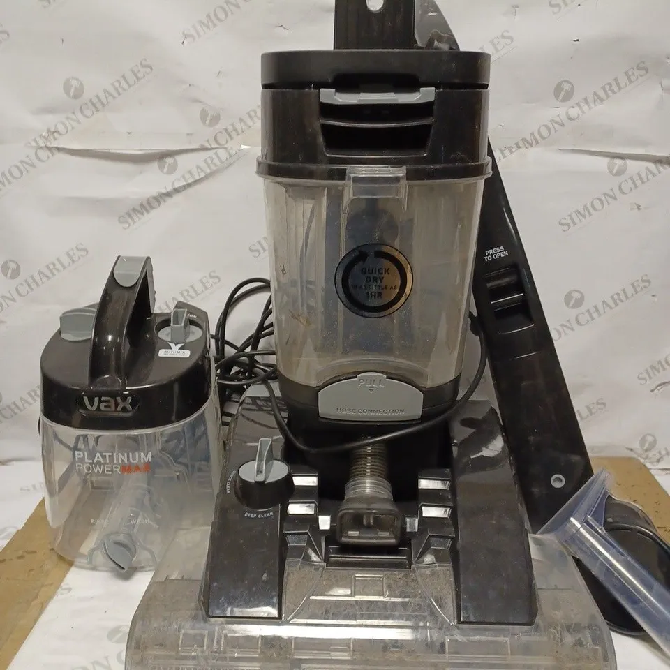 VAX PLATINUM POWER MAX CARPET CLEANER