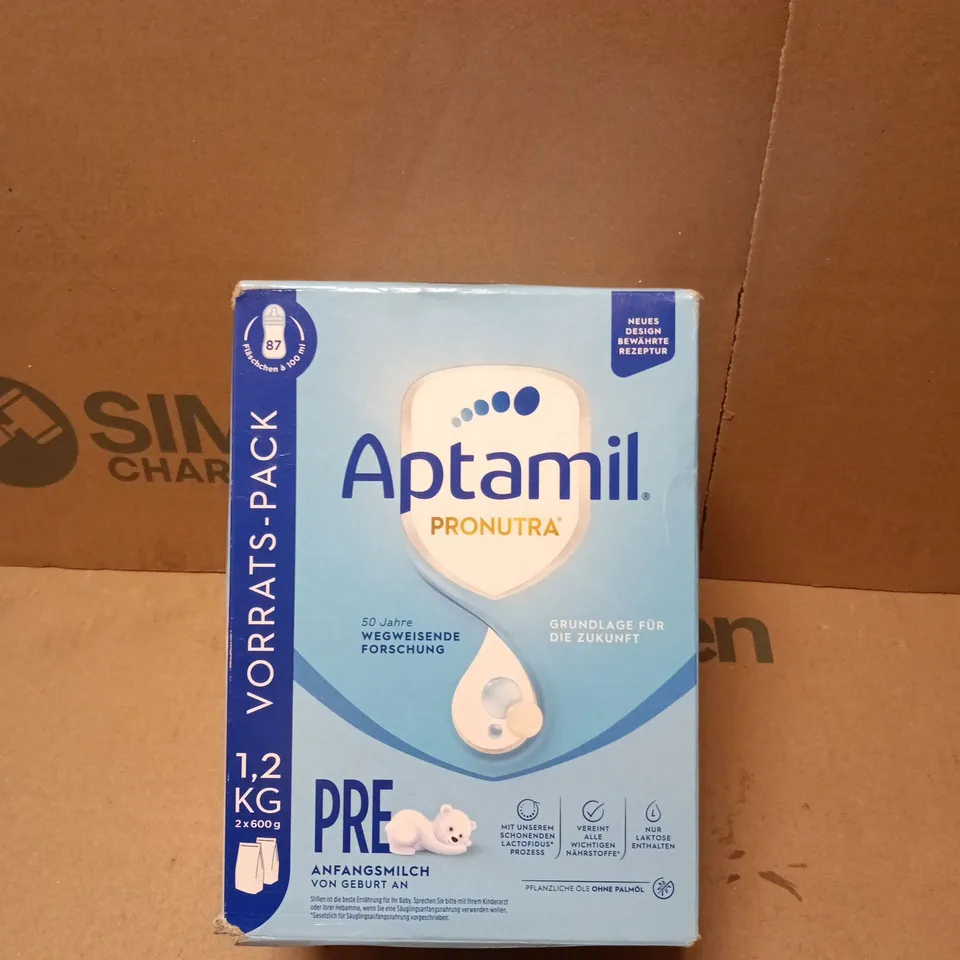 APTAMIL PRONUTRA INFANT FORMULA VORRATS PACK 1.2KG (2 X 600G) - BB 27/5/27