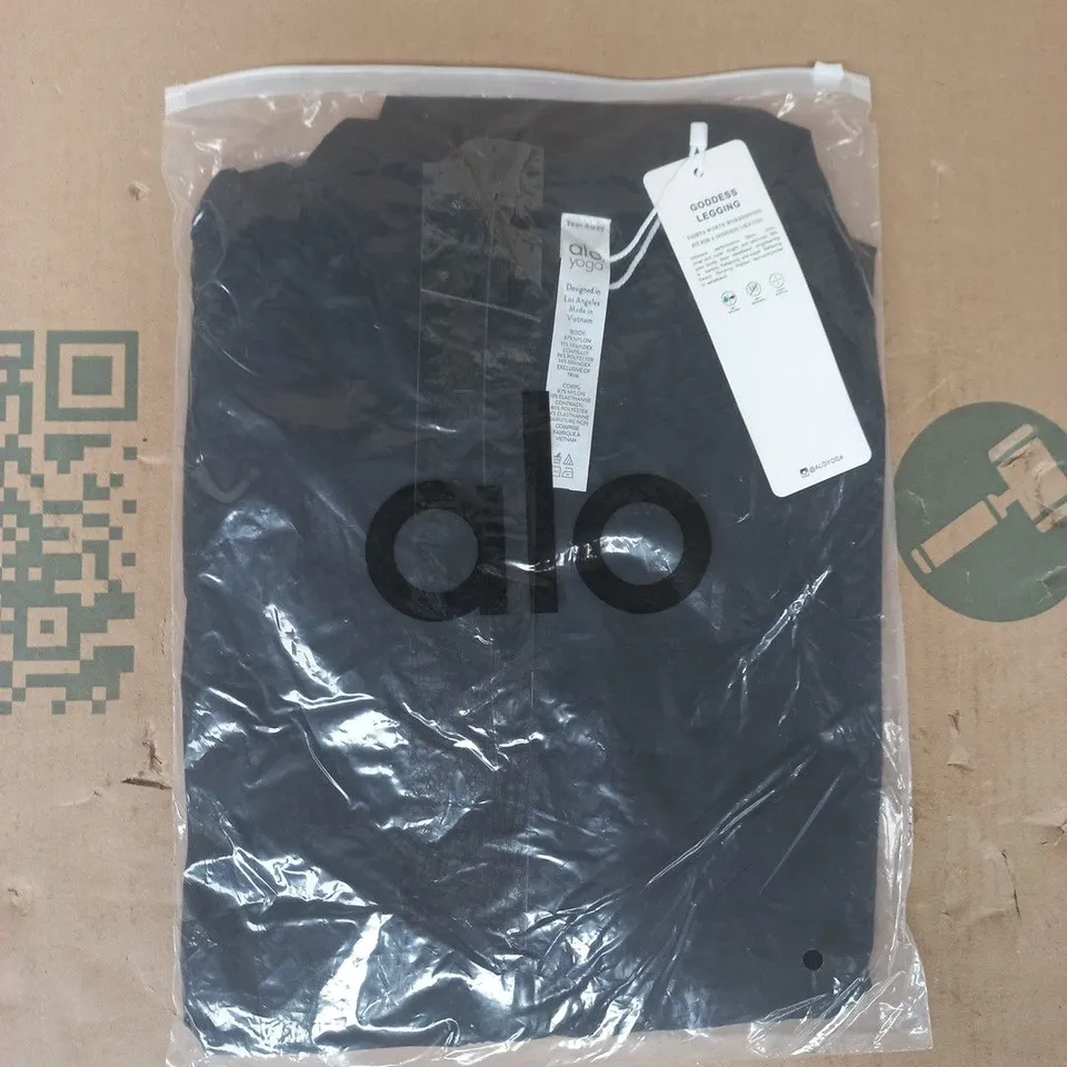 BAGGED ALO GODDESS LEGGINGS IN BLACK SIZE XL