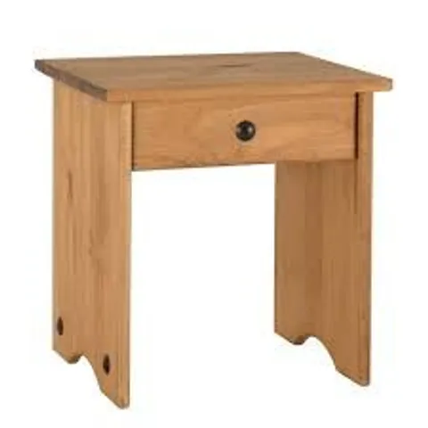 BOXED CORONA DRESSING TABLE STOOL - DISTRESSED WAXED PINE (1 BOX)