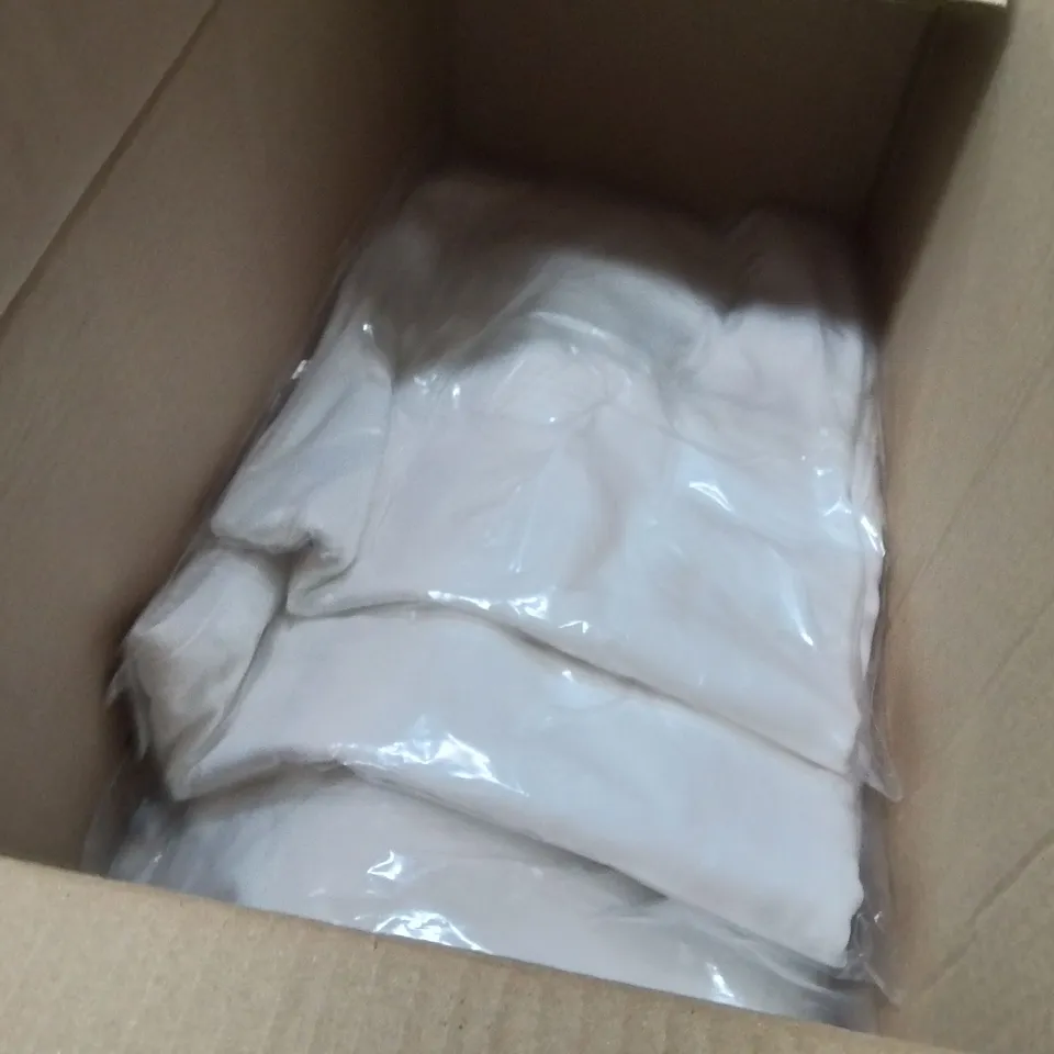 BOXED BRAND NEW APPROXIMATELY 10 SIMPLY BE WIDE LEGGED WHITE DENIM JEANS SIZE 22R