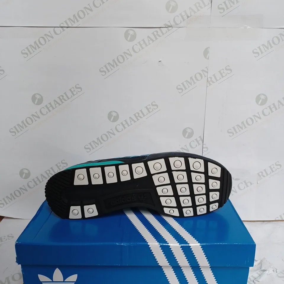 ADIDAS ORIGINALS ZX 500 TRAINERS IN DARK NAVY & BLUE - UK 9 