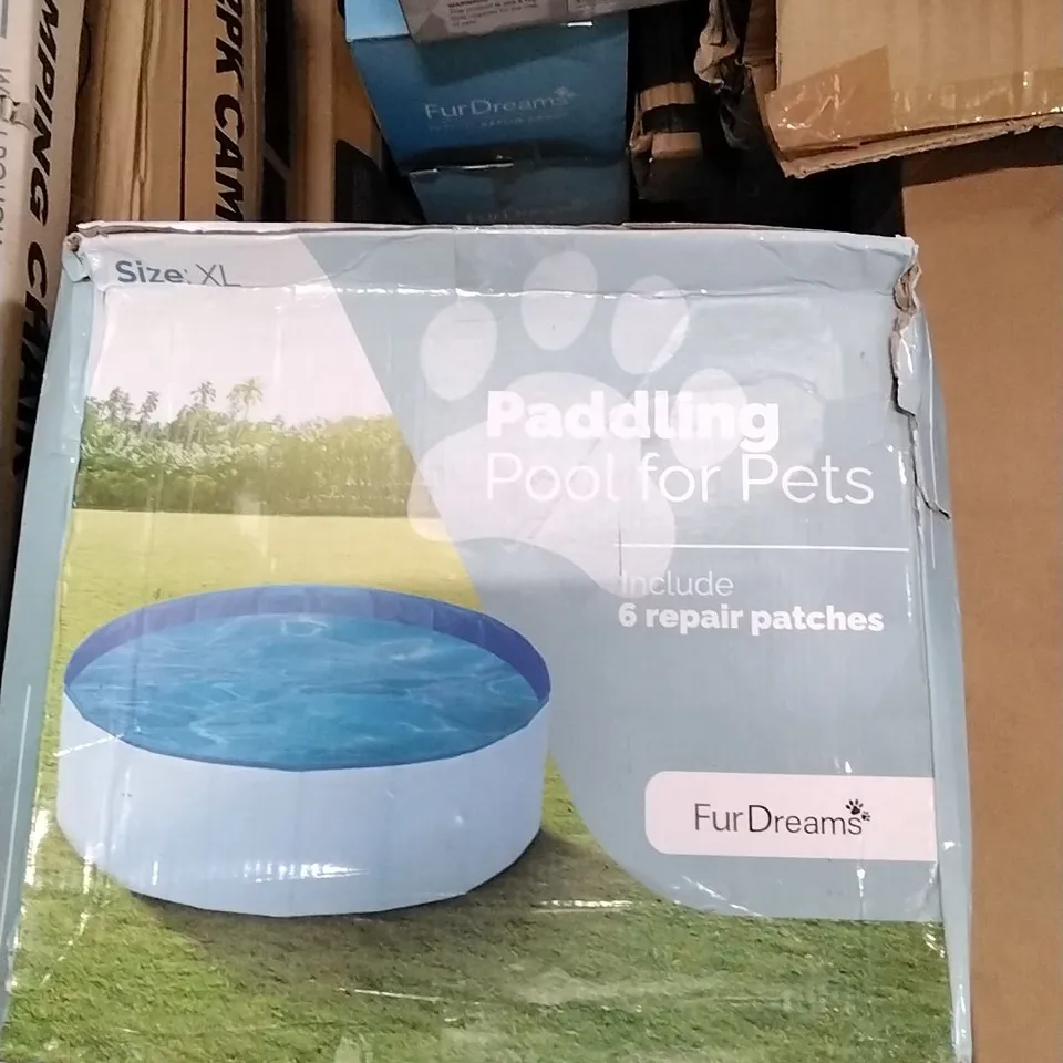 BOXED FURDREAMS DOGS PADDLING POOL 