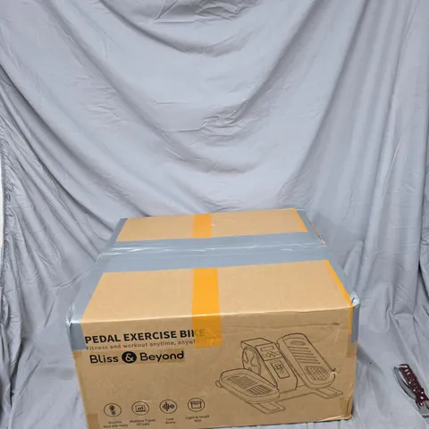 BLISS & BEYOND PEDAL EXERCISE BIKE – BOXED
