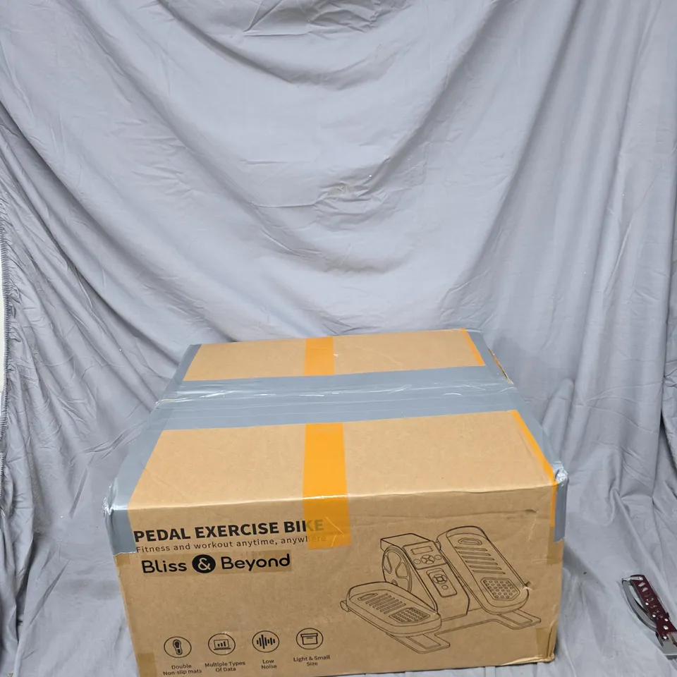 BLISS & BEYOND PEDAL EXERCISE BIKE – BOXED