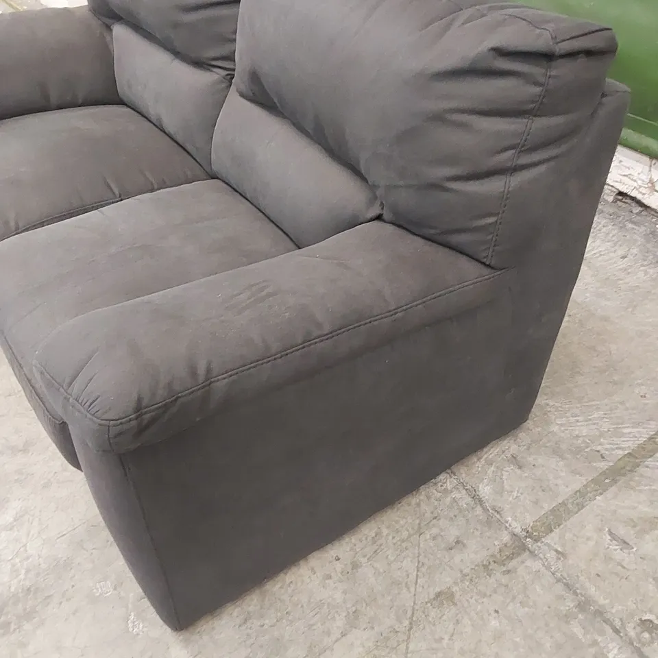 DESIGNER DANIELLE 2 SEATER FABRIC UPHOLSTERED SOFA 