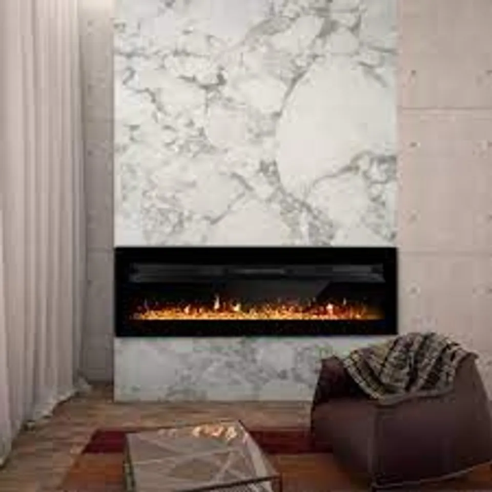 BOXED EULAH RECESSED WALL MOUNTED ELECTRIC FIRE SUITE