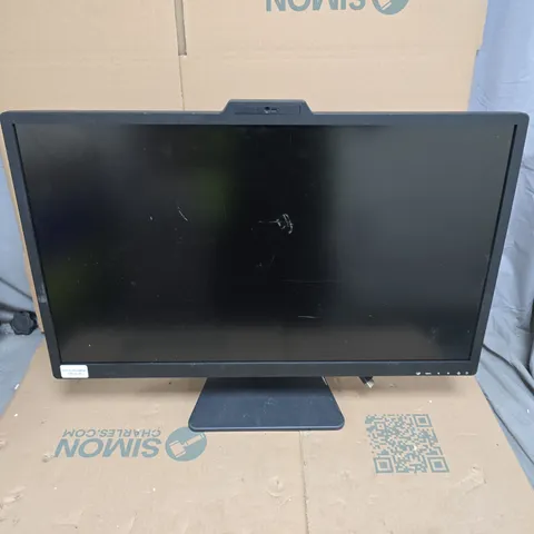 COMPUTER MONITOR ON STAND – BLACK 28" - BRAND NAME NOT VISABLE (UNBOXED)