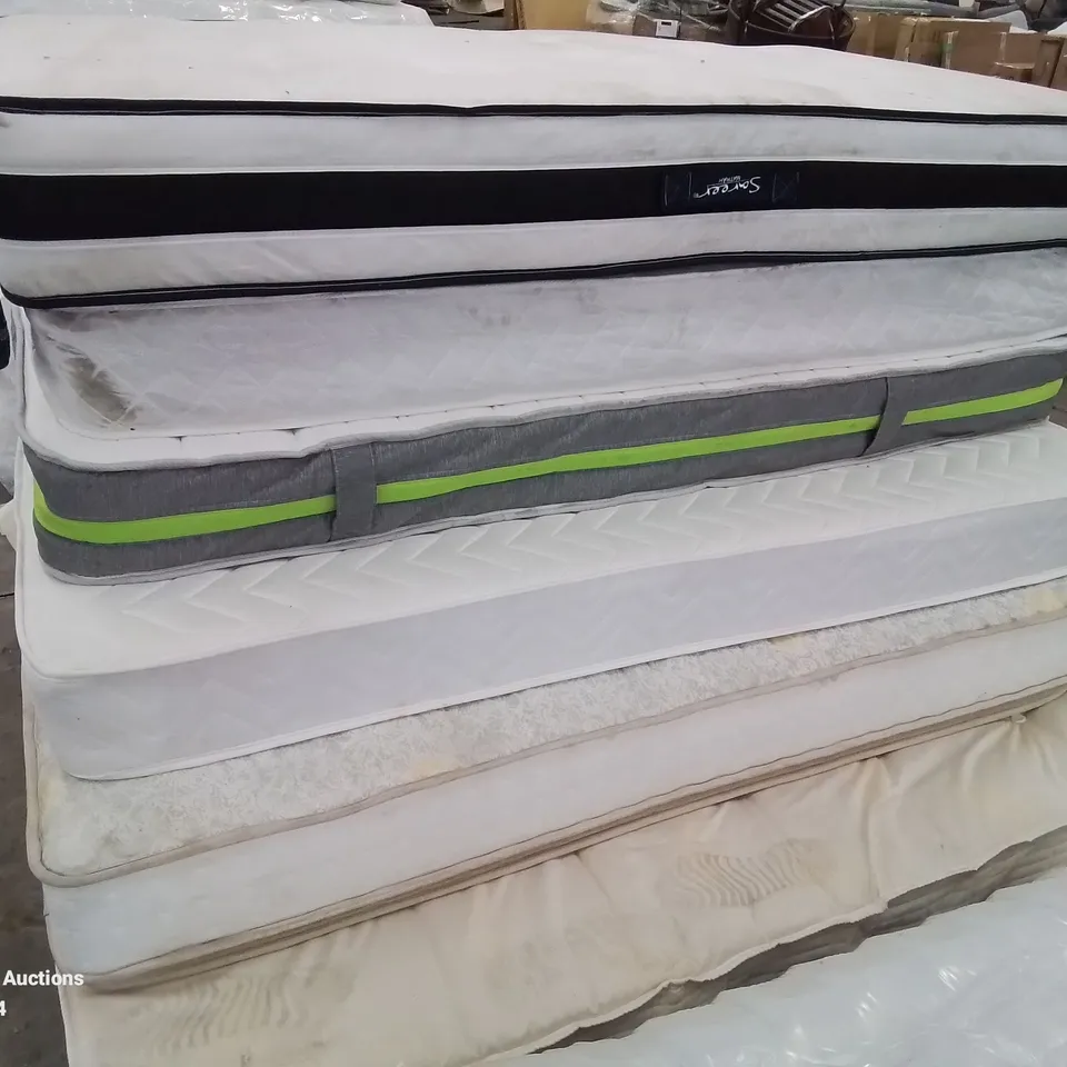 LOT OF 6 ASSORTED MATTRESSES - VARIOUS SIZES