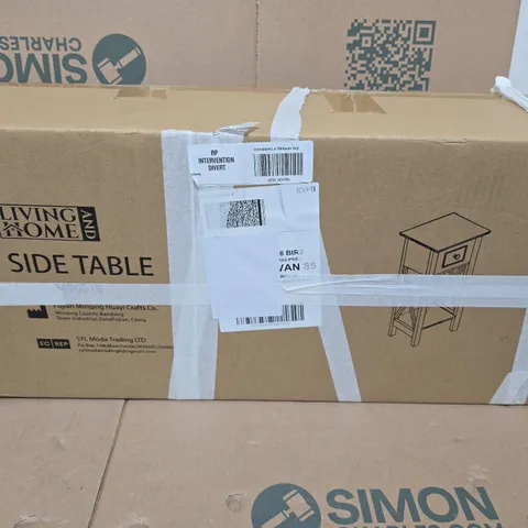 LIVING HOME SIDE TABLE – BOXED