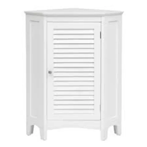 BOXED COSTWAY BATHROOM CABINET WITH SHUTTER DOOR AND ADJUSTABLE SHELF