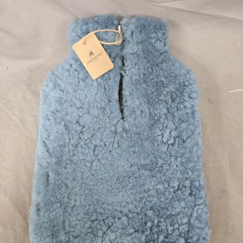 SHEPHERD OF SWEDEN BLUE PLUSH HOT WATER BOTTLE COVER
