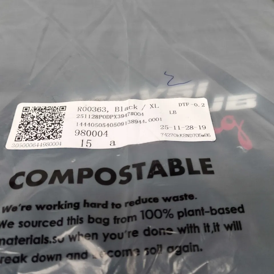 MEVSI RACING CLUB BLACK XL JOGGERS