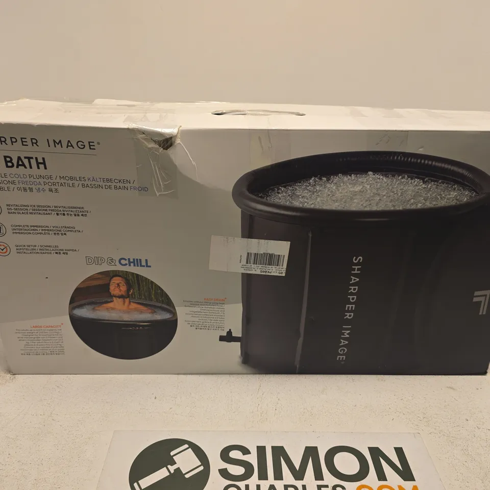 SHARPER IMAGE ICE BATH PORTABLE COLD PLUNGE
