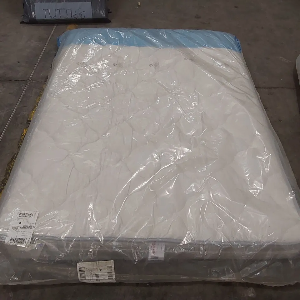 QUALITY BAGGED DOUBLE 135cm AIRSPRUNG LUXURY QUILTED MEDIUM MATTRESS RRP £229