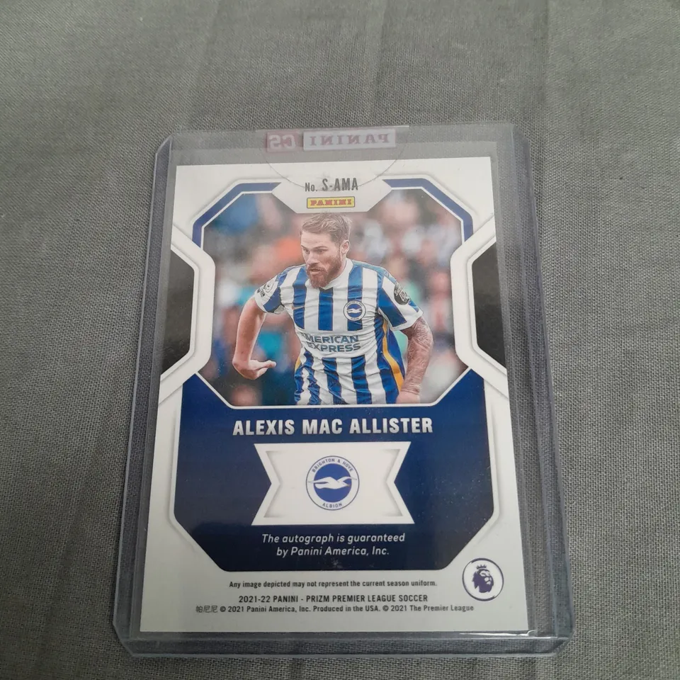 SIGNED ALEXIS MAC ALLISTER TRADING CARD