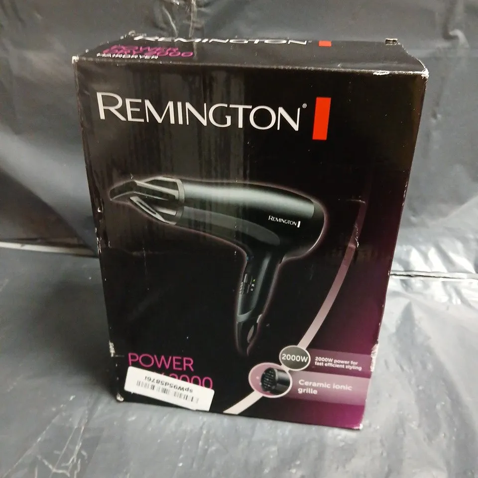 REMINGTON HAIR DRYER – 2000W CERAMIC IONIC GRILLE (BOXED)