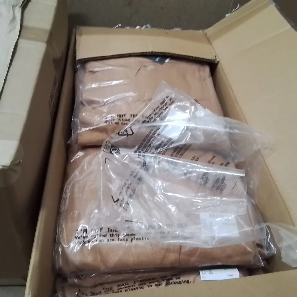 BOXED BRAND NEW APPROXIMATELY 15 JD WILLIAMS LINEN CARGO PANTS TOBACCO SIZE 32