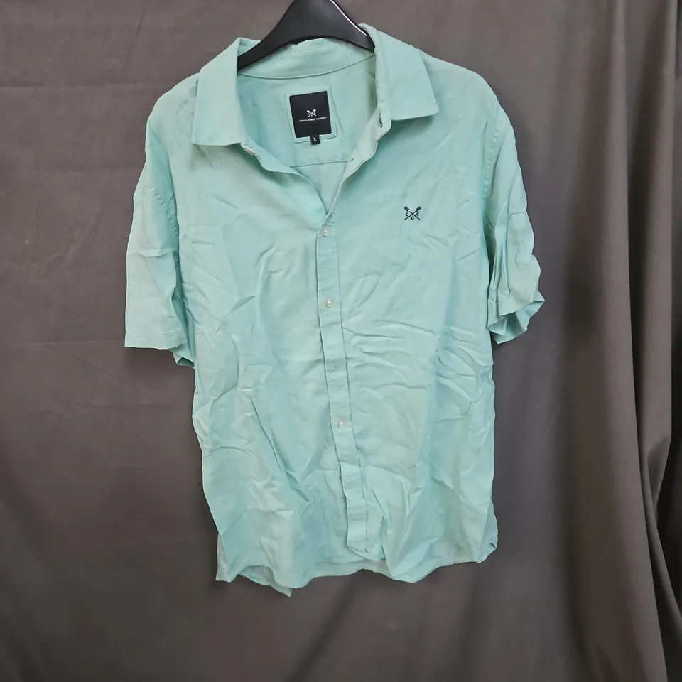 CREW CLOTHING COMPANY LIGHT TURQUOISE SHIRT – SIZE L