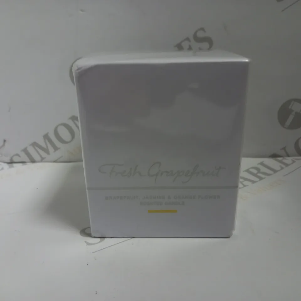 SEALED THE WHITE COMPANY LONDON SCENTED CANDLE - GRAPEFRUIT, JASMINE AND ORANGE FLOWER