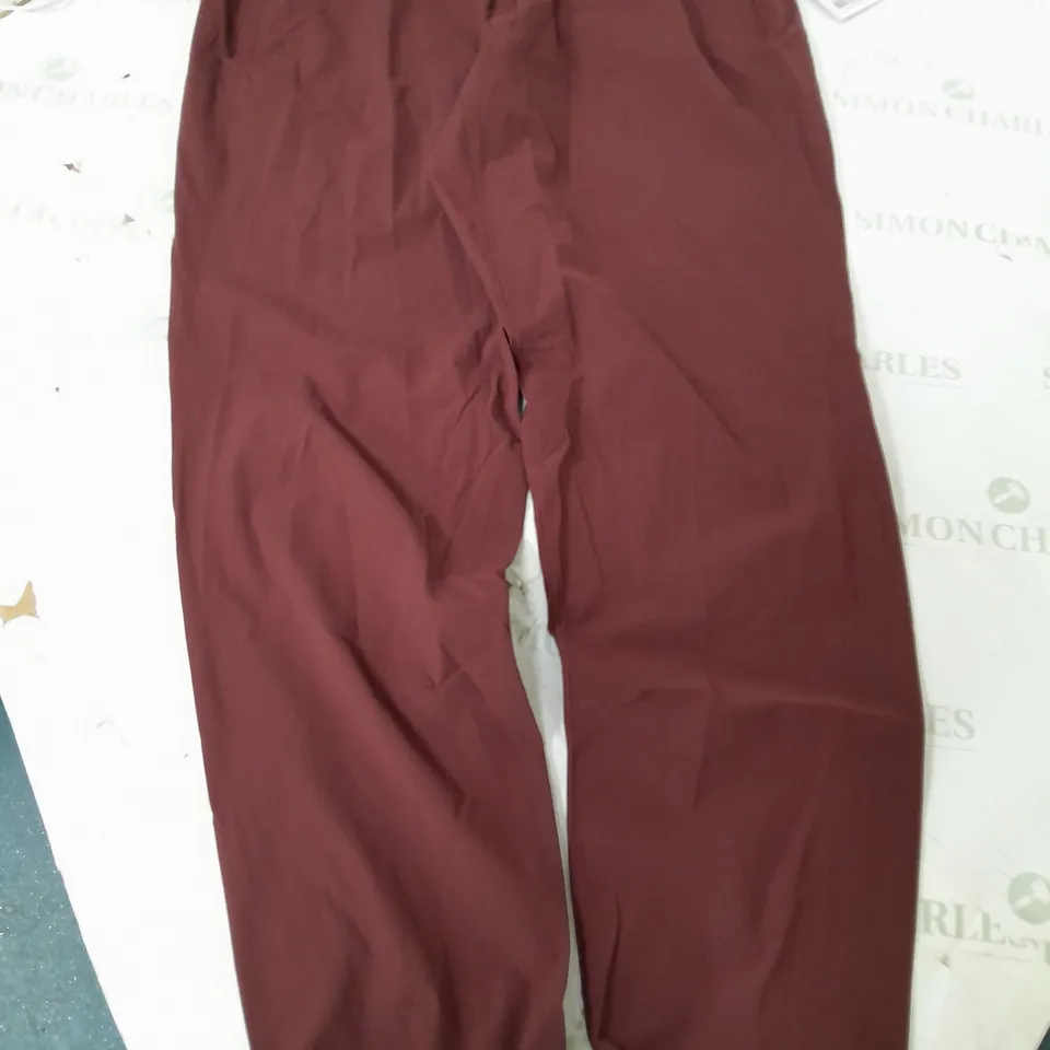 LULULEMON SURGE JOGGERS IN MAROON  - LARGE